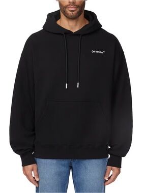 Off-White - Men’s Black Logo Hoodie